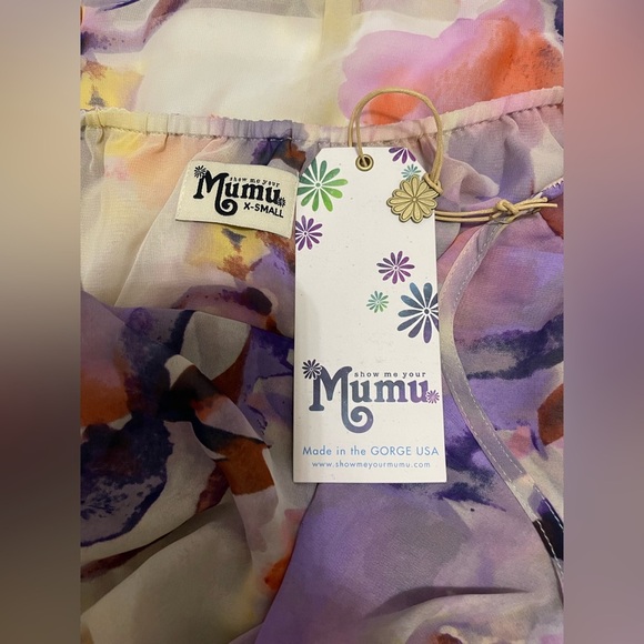 NWT Show Me Your Mumu Heather Halter Maxi in Abria's Floral SIZE XS - Picture 5 of 9